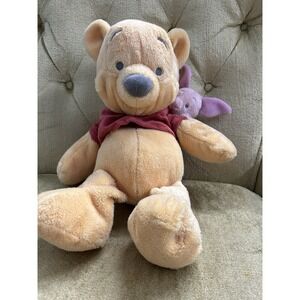 Authentic Disney Parks‎ Winnie the Pooh with Piglet on Shoulder Plush 16 Inches